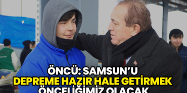 CHP Büyükşehir Belediye Başkan Adayı Cevat Öncü Ladik'te Konuştu
