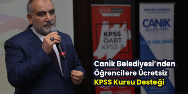Canik Belediyesi’nden Öğrencilere Ücretsiz KPSS Kursu Desteği