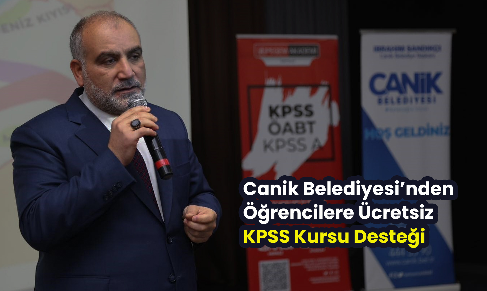 Canik Belediyesi’nden Öğrencilere Ücretsiz KPSS Kursu Desteği