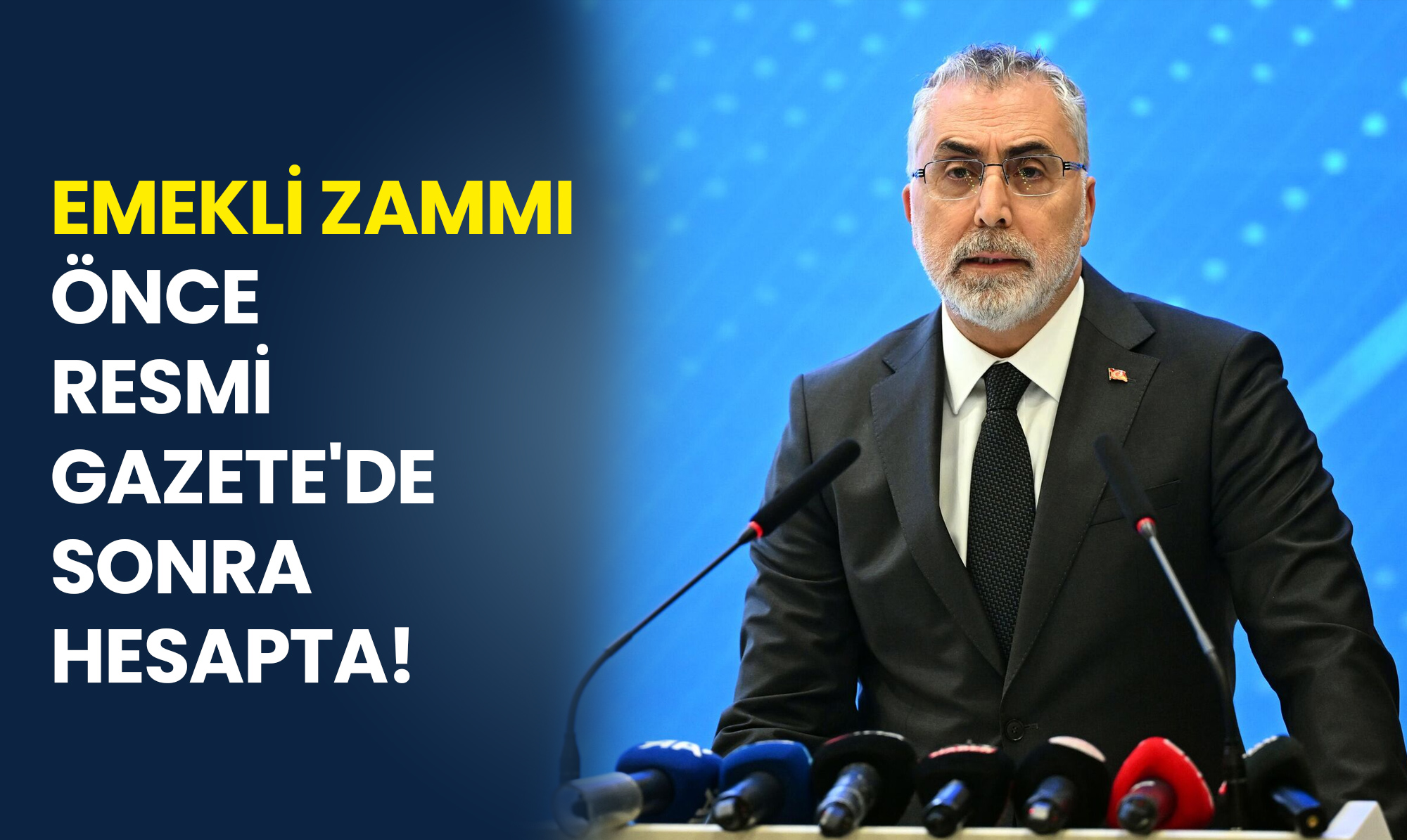 Emekli Zammı Açıklaması: Önce Resmi Gazete'de Sonra Hesapta!