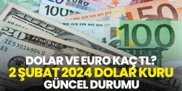 Dolar ve Euro Kaç TL? 2 Şubat 2024 Dolar Kuru Güncel Durumu