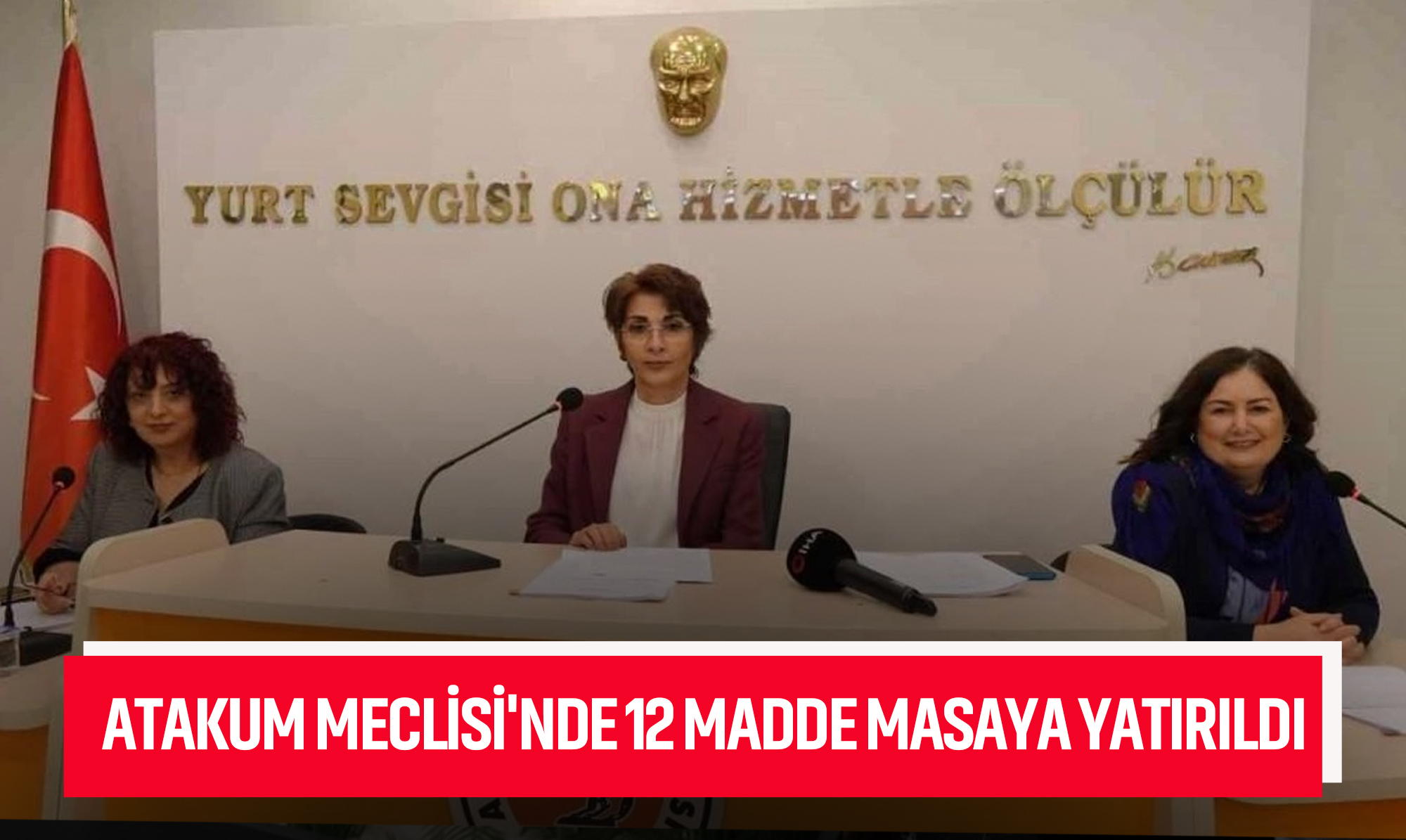 Atakum Meclisi'nde 12 Madde Masaya Yatırıldı