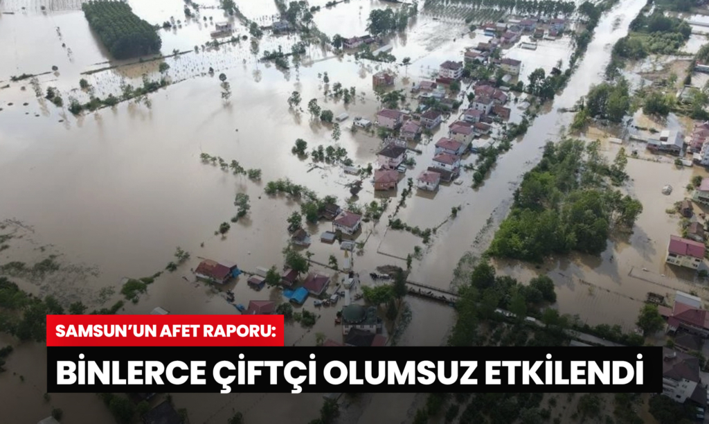 Samsun’un Afet Raporu: Binlerce Çiftçi Olumsuz Etkilendi