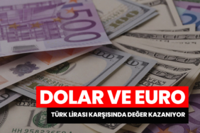 Dolar ve euro, türk lirası karşısında değer kazanıyor