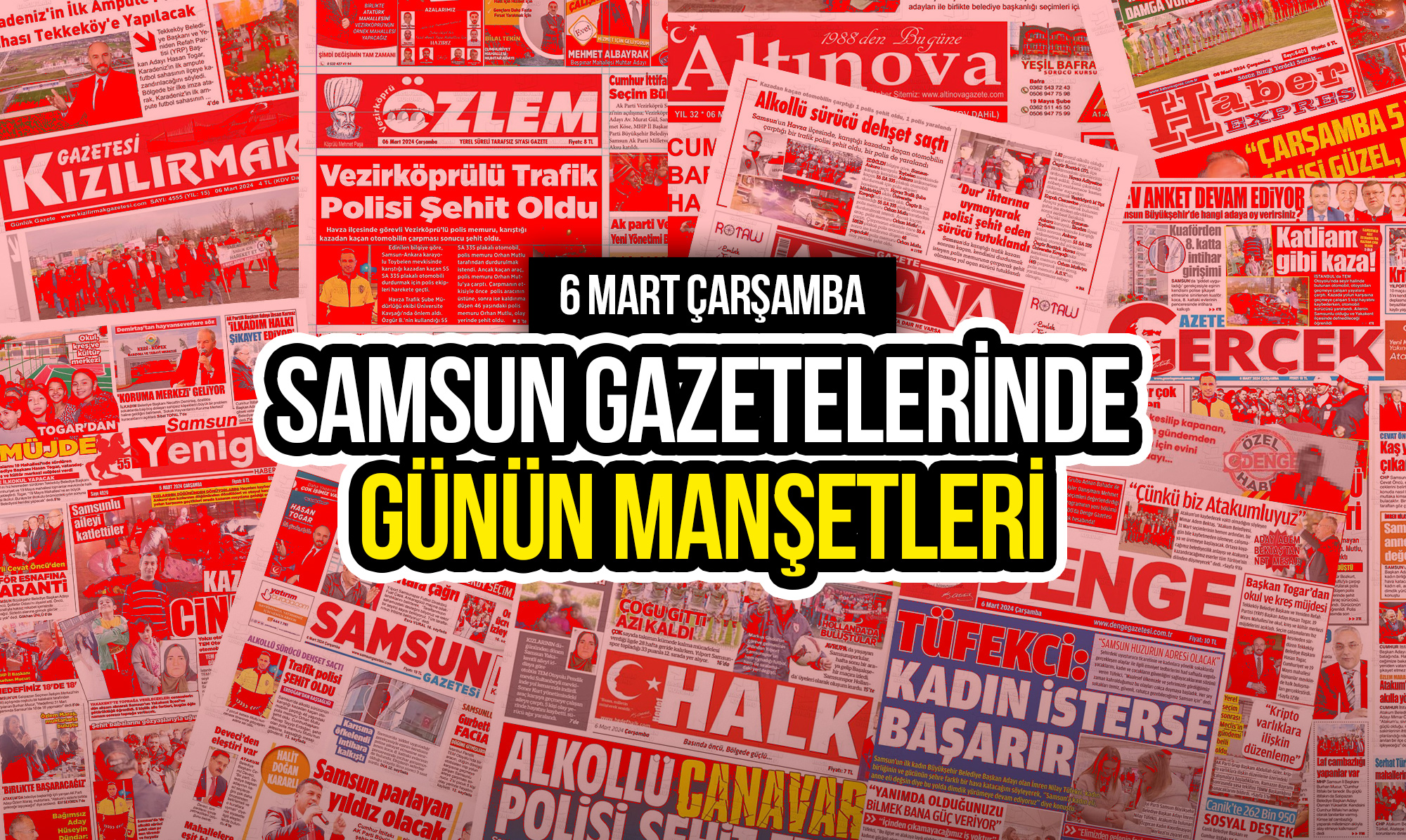 Samsun Gazetelerinde 6 Mart 2024: Günün Manşetleri!