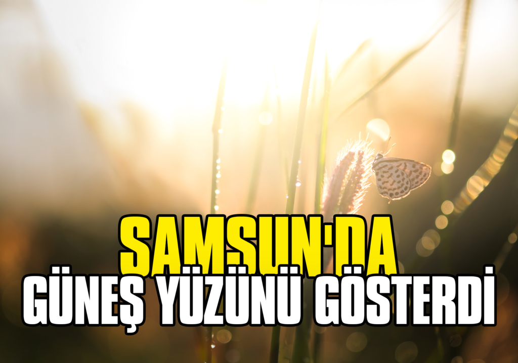 Samsun'da Güneş Yüzünü Gösterdi: Az Bulutlu Bir Gün Olacak!