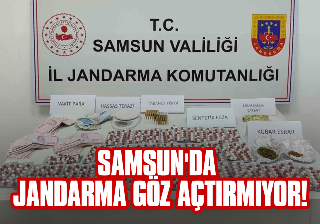 Samsun'da Jandarma Göz Açtırmıyor!