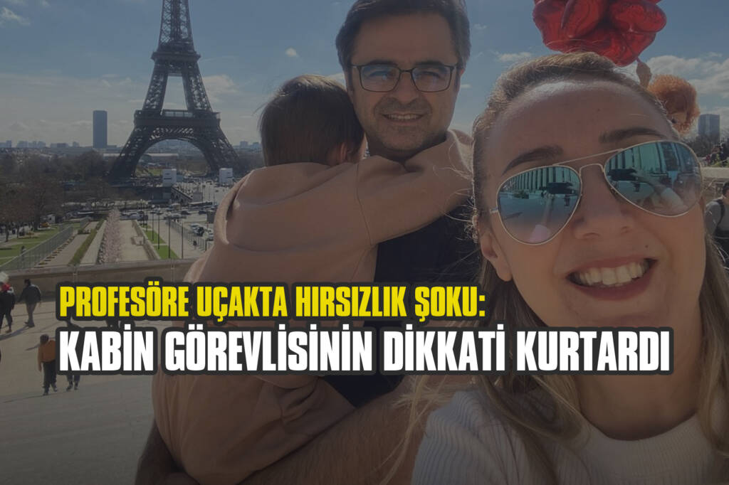 Profesöre Paris Uçağında Hırsızlık Şoku: Kabin Görevlisinin Dikkati Kurtardı