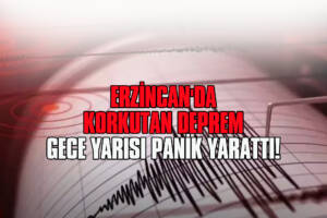 Erzincan'da Korkutan Deprem: Gece Yarısı Panik Yarattı!