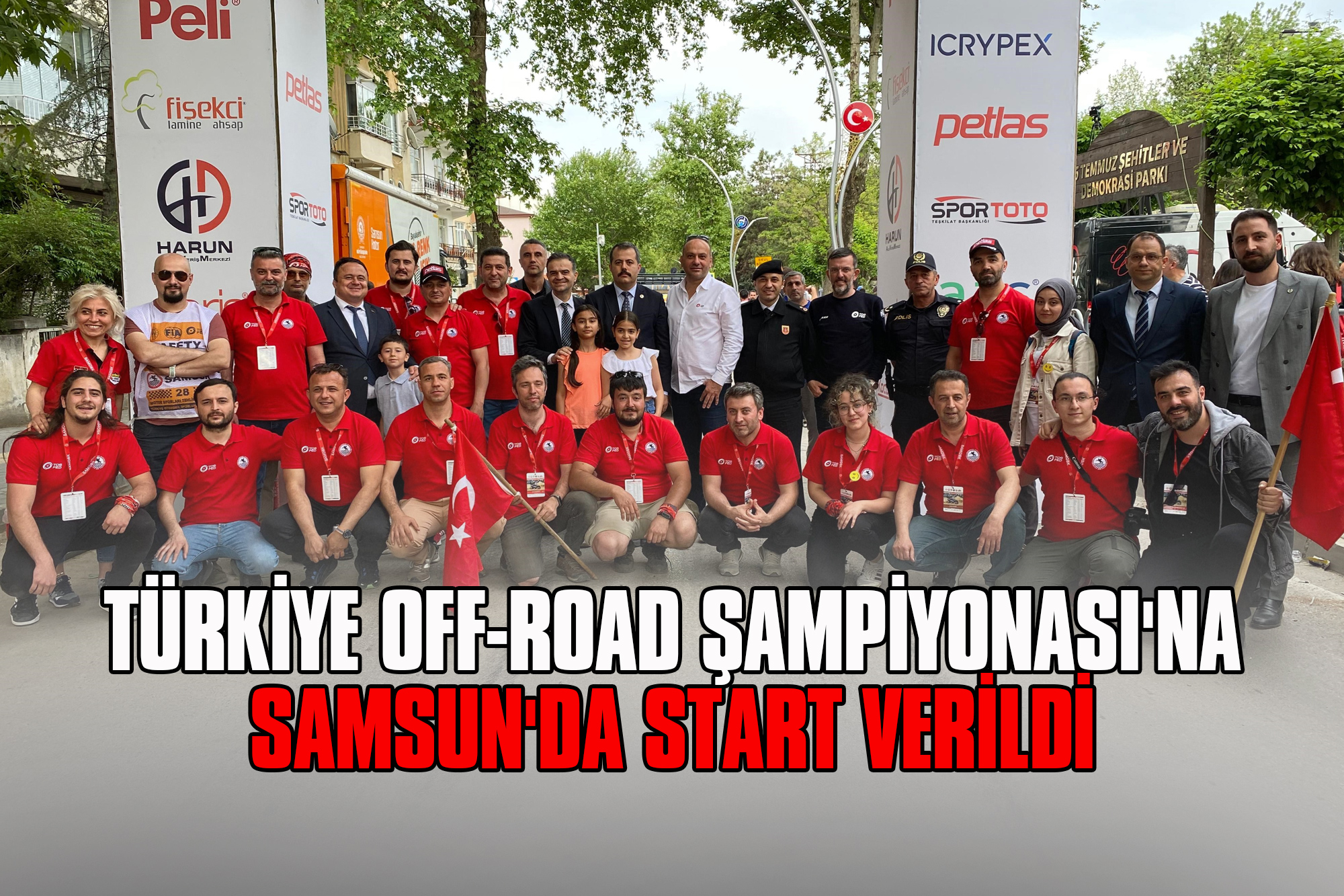 Türkiye Off-Road Şampiyonası'na Samsun'da Start Verildi