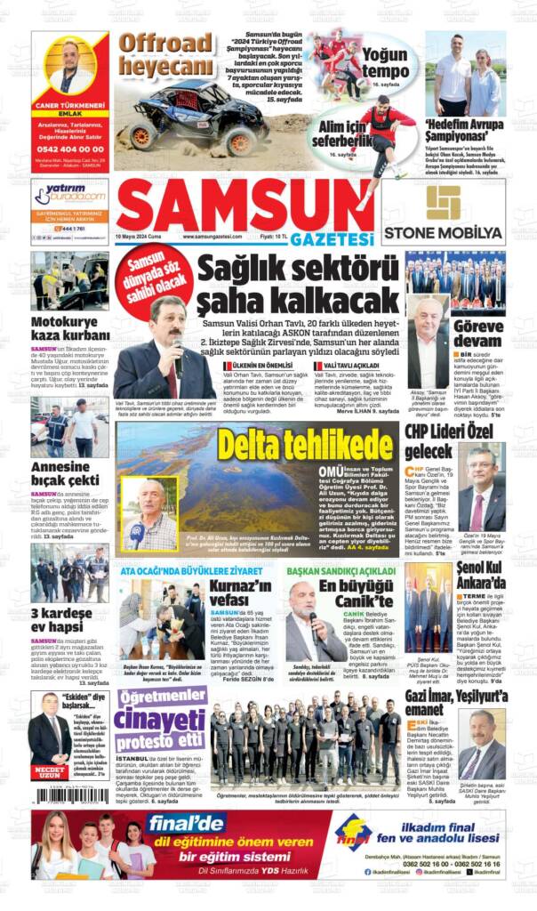 Samsun Manşet - Samsun Haberleri