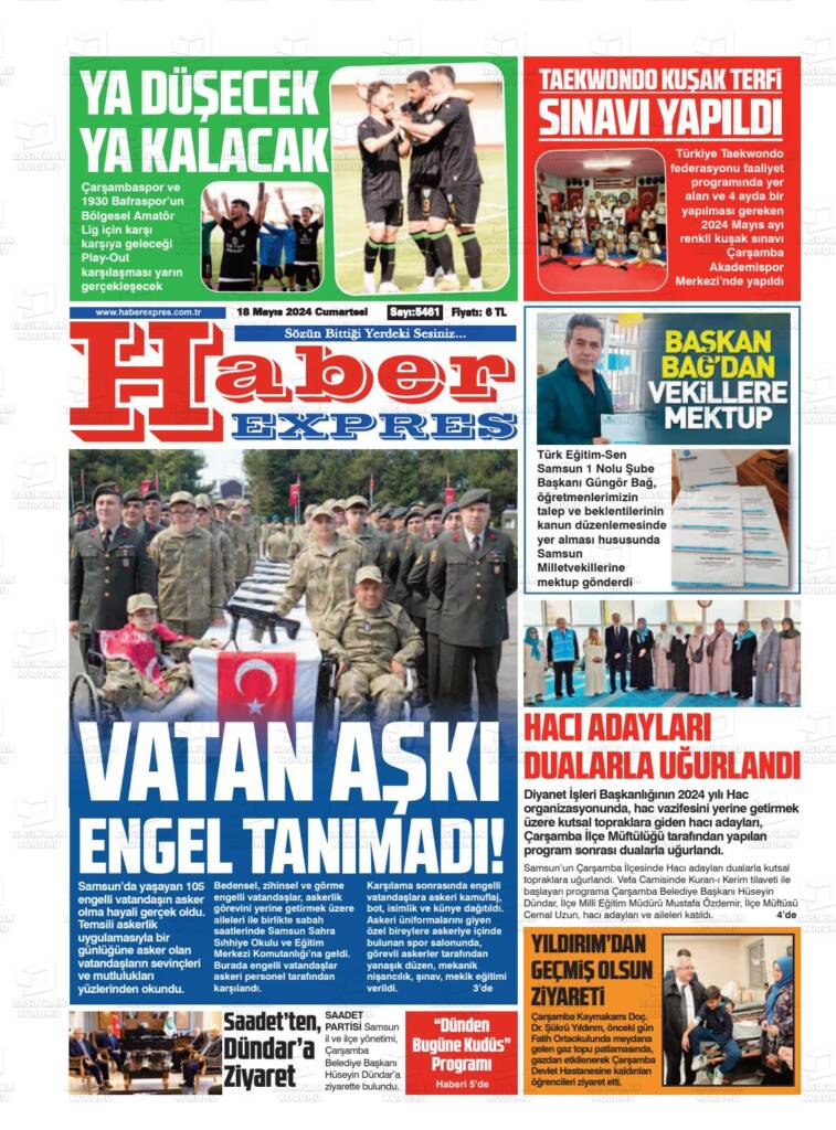 Samsun Manşet - Samsun Haberleri