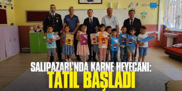 Salıpazarı’nda Karne Heyecanı: Tatil Başladı