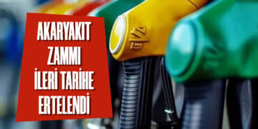 Akaryakıt Zammı İleri Tarihe Ertelendi
