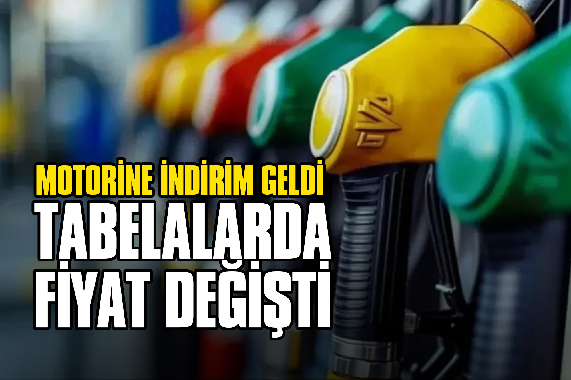 Motorine İndirim Geldi, Tabelalarda Fiyat Değişti