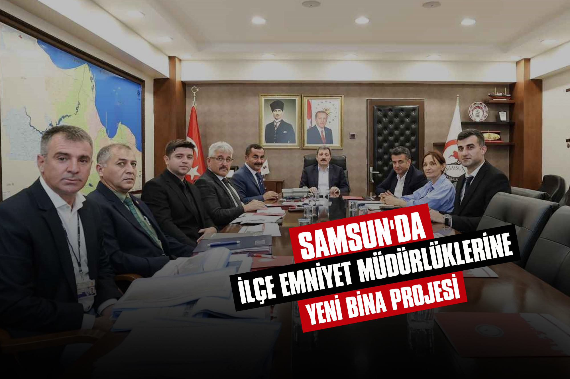 Samsun'da İlçe Emniyet Müdürlüklerine Yeni Bina Projesi