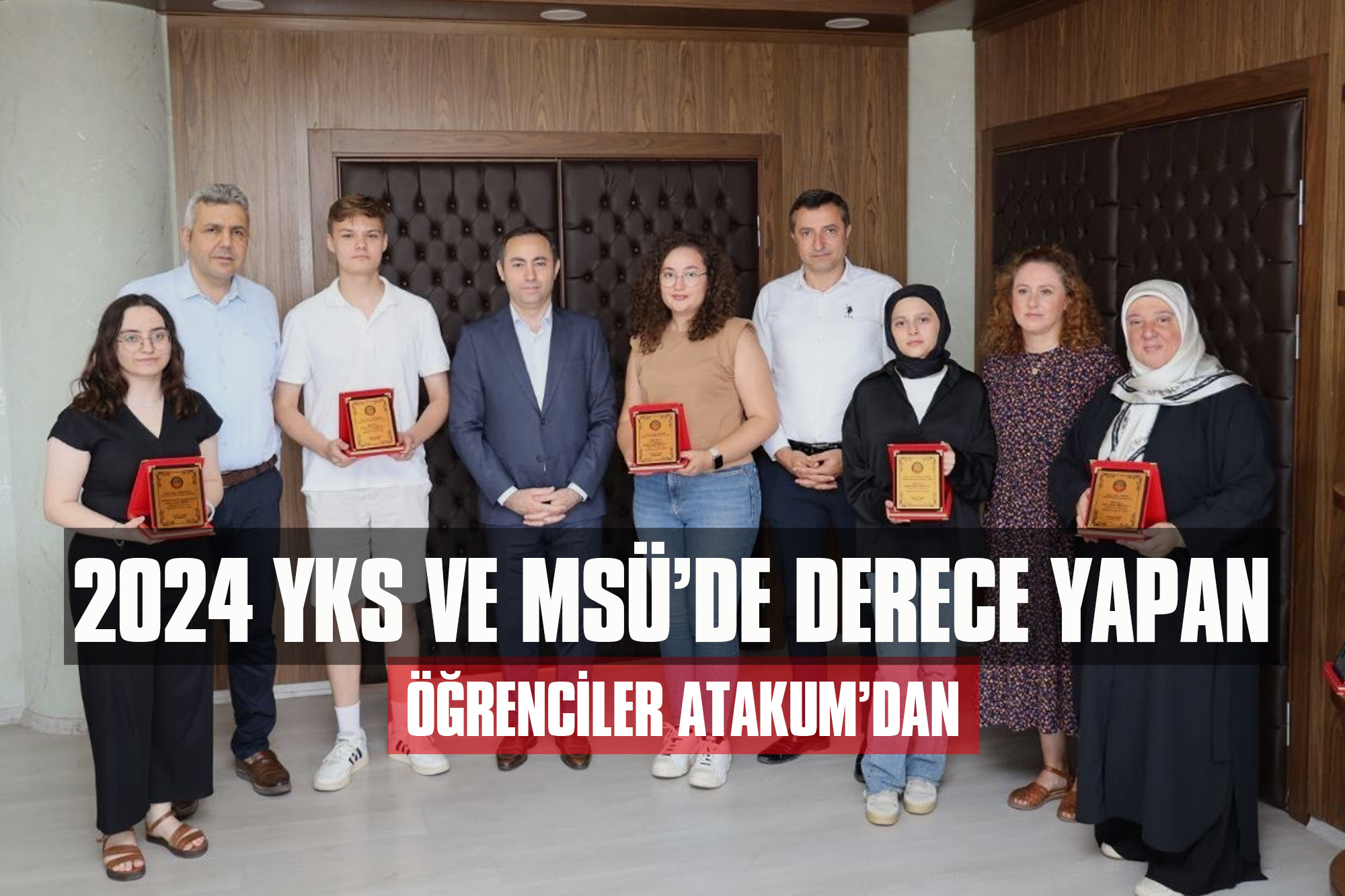 2024 YKS ve MSÜ’de Derece Yapan Öğrenciler Atakum’dan