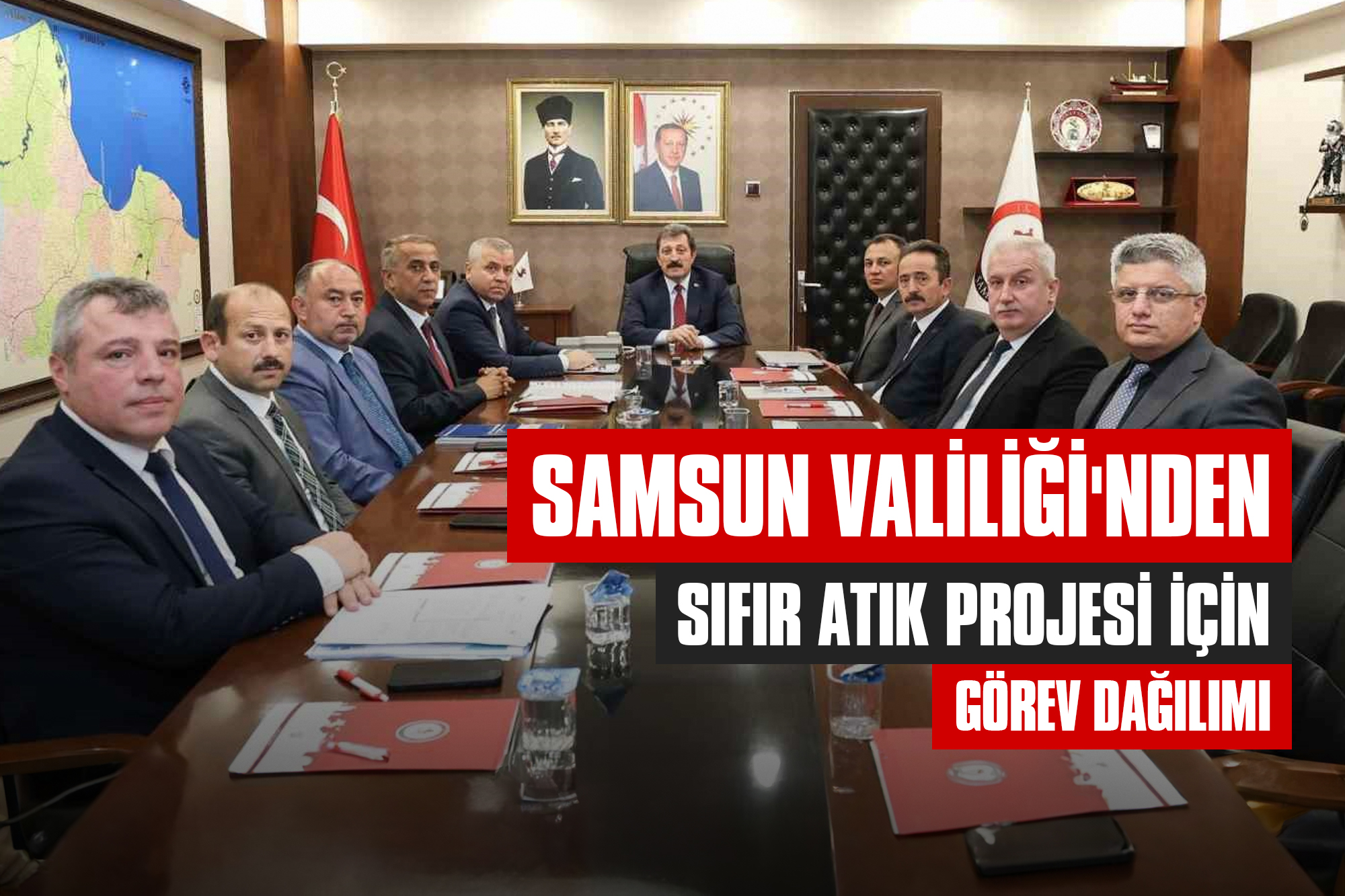 Samsun Valiliği'nden Sıfır Atık Projesi için Görev Dağılımı