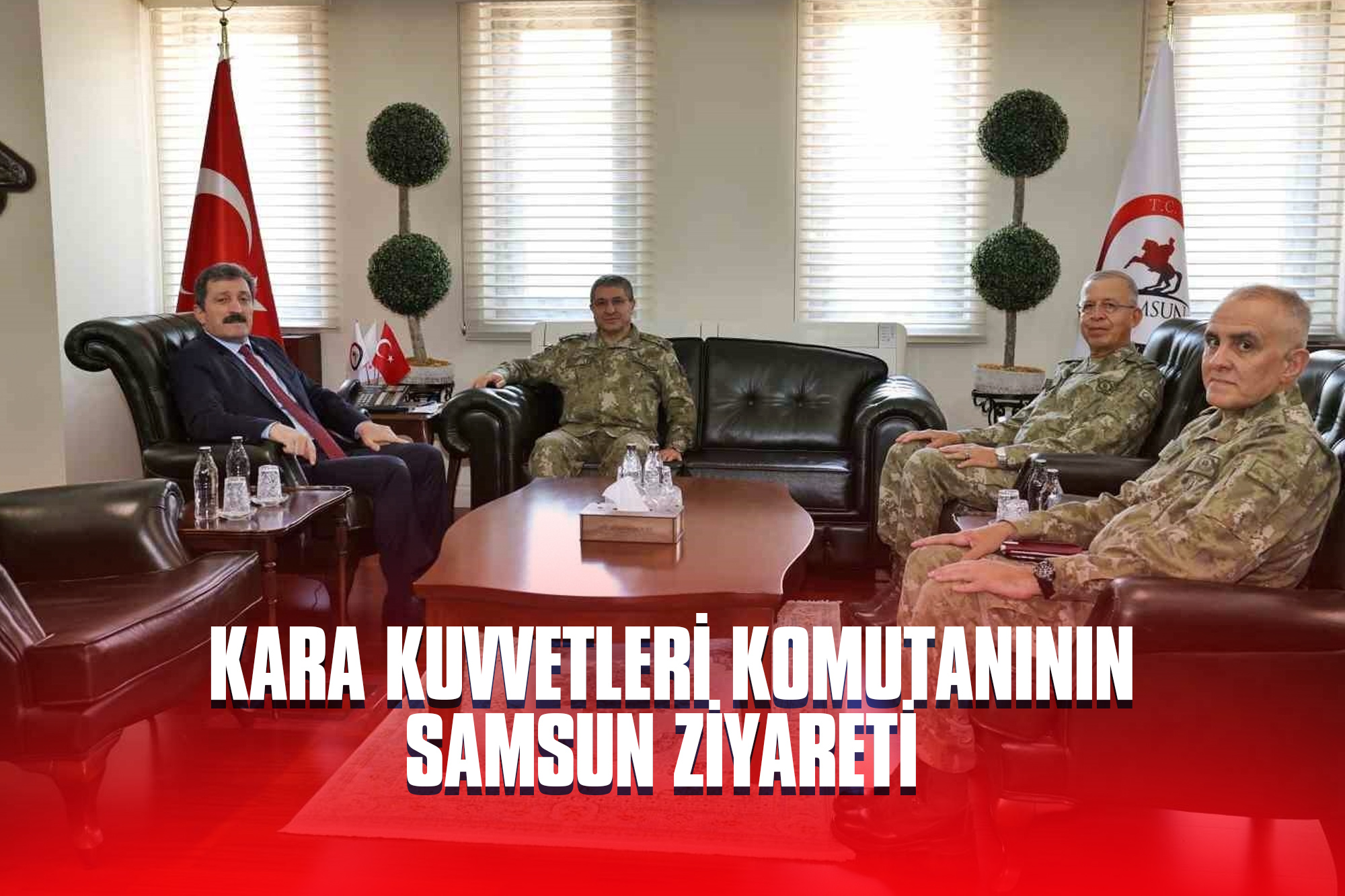 Kara Kuvvetleri Komutanının Samsun Ziyareti