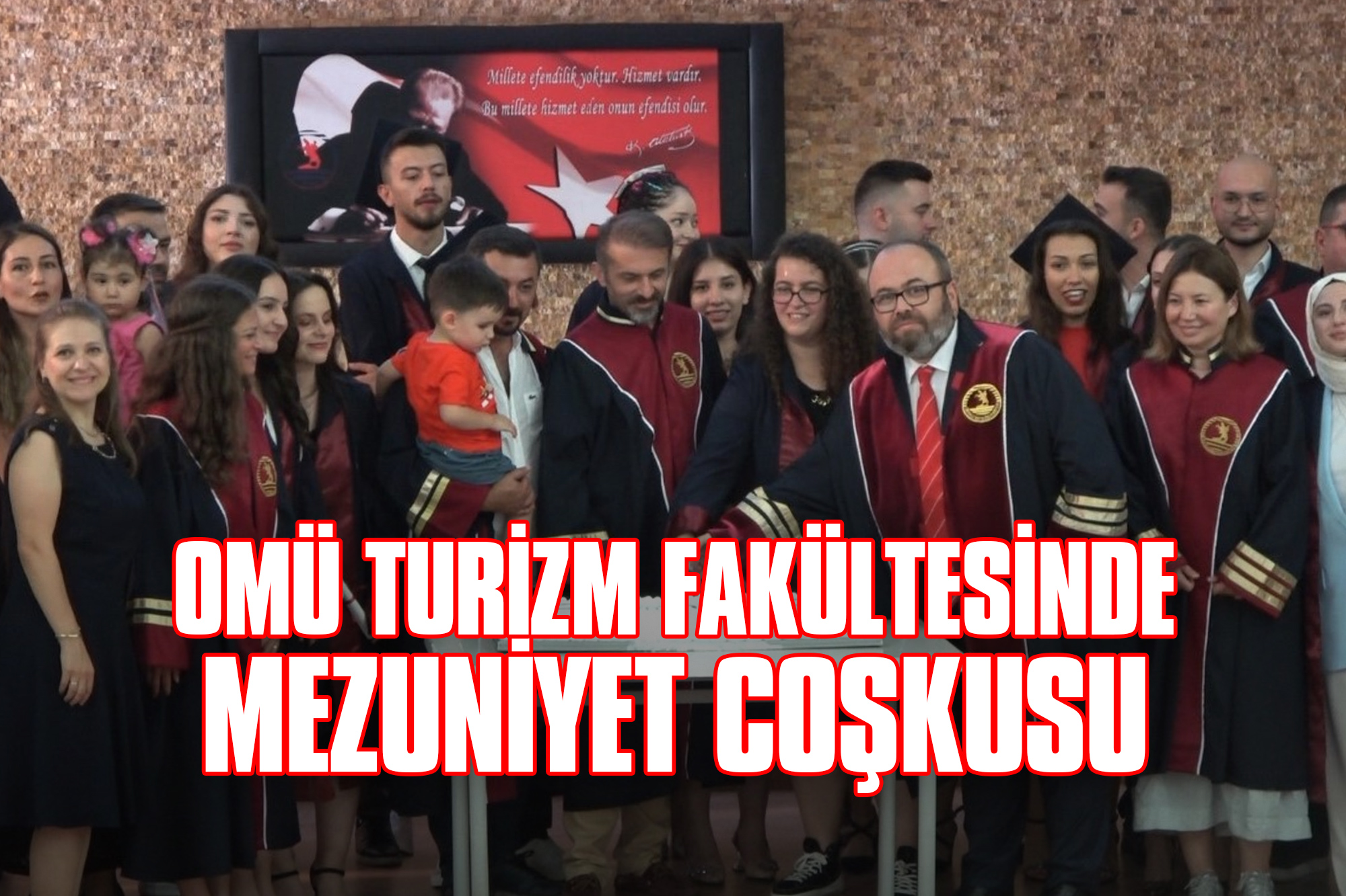 OMÜ Turizm Fakültesinde Mezuniyet Coşkusu