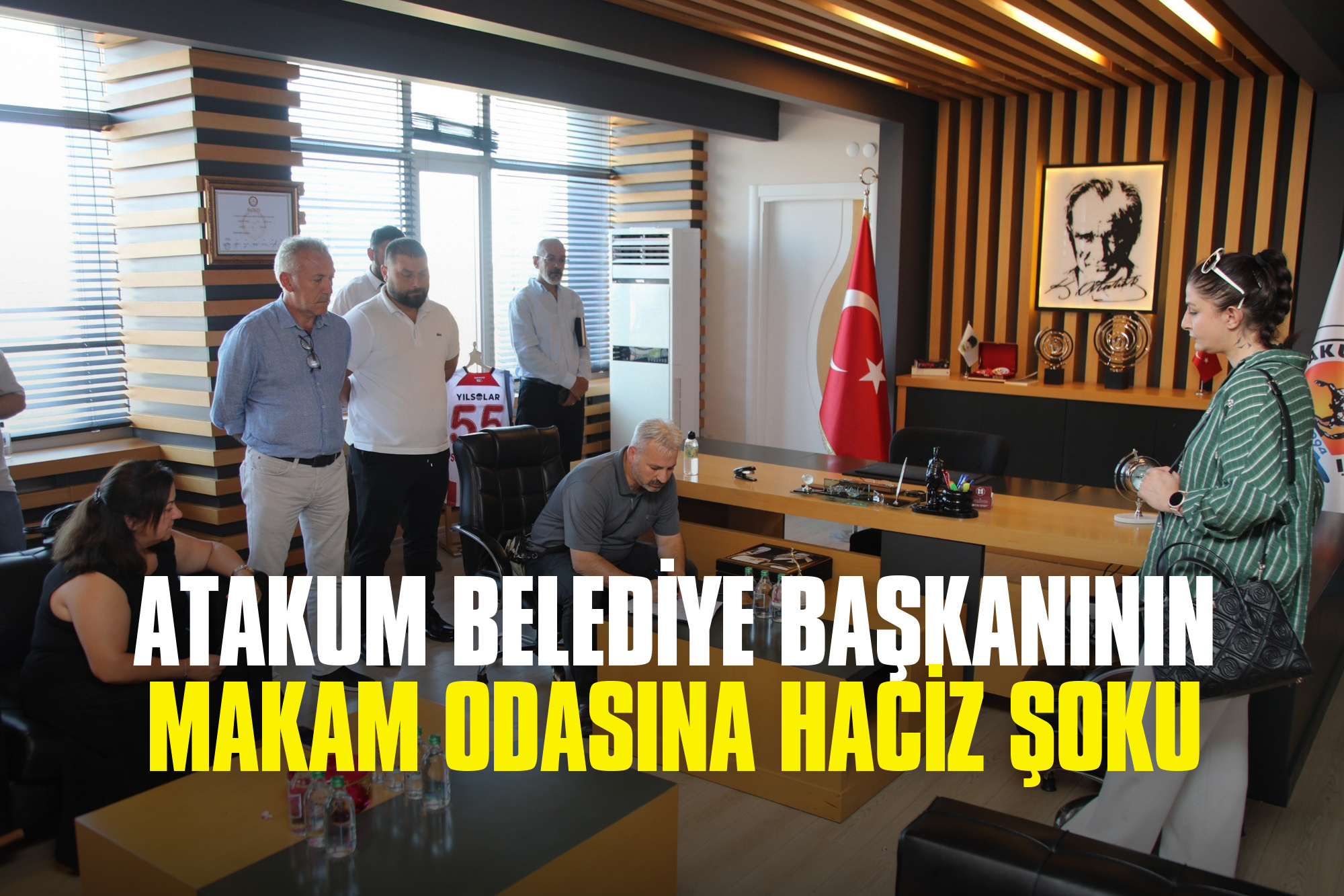 Atakum Belediye Başkanının Makam Odasına Haciz Şoku