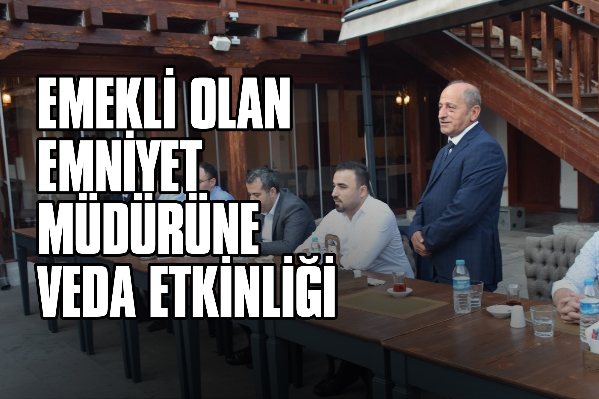 Emekli Olan Emniyet Müdürüne Veda Etkinliği