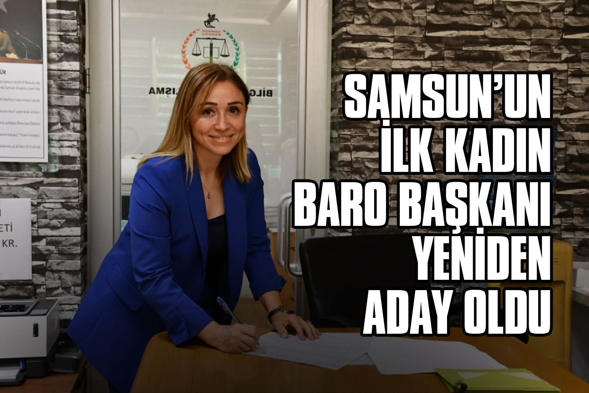 Samsun’un İlk Kadın Baro Başkanı Yeniden Aday Oldu