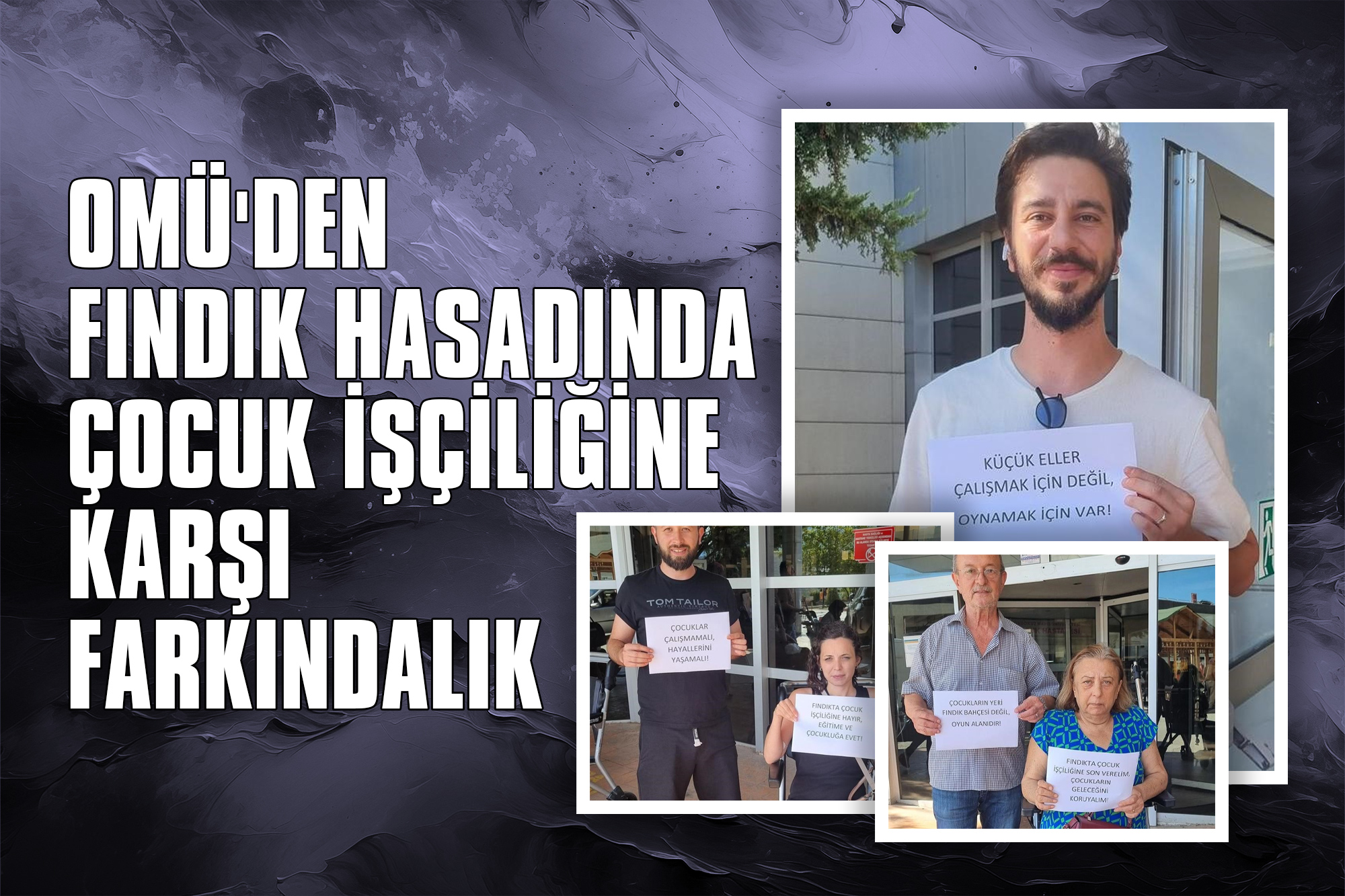 OMÜ'den Fındık Hasadında Çocuk İşçiliğine Karşı Farkındalık