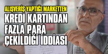Alışveriş Yaptığı Marketten Kredi Kartından Fazla Para Çekildiği İddiası