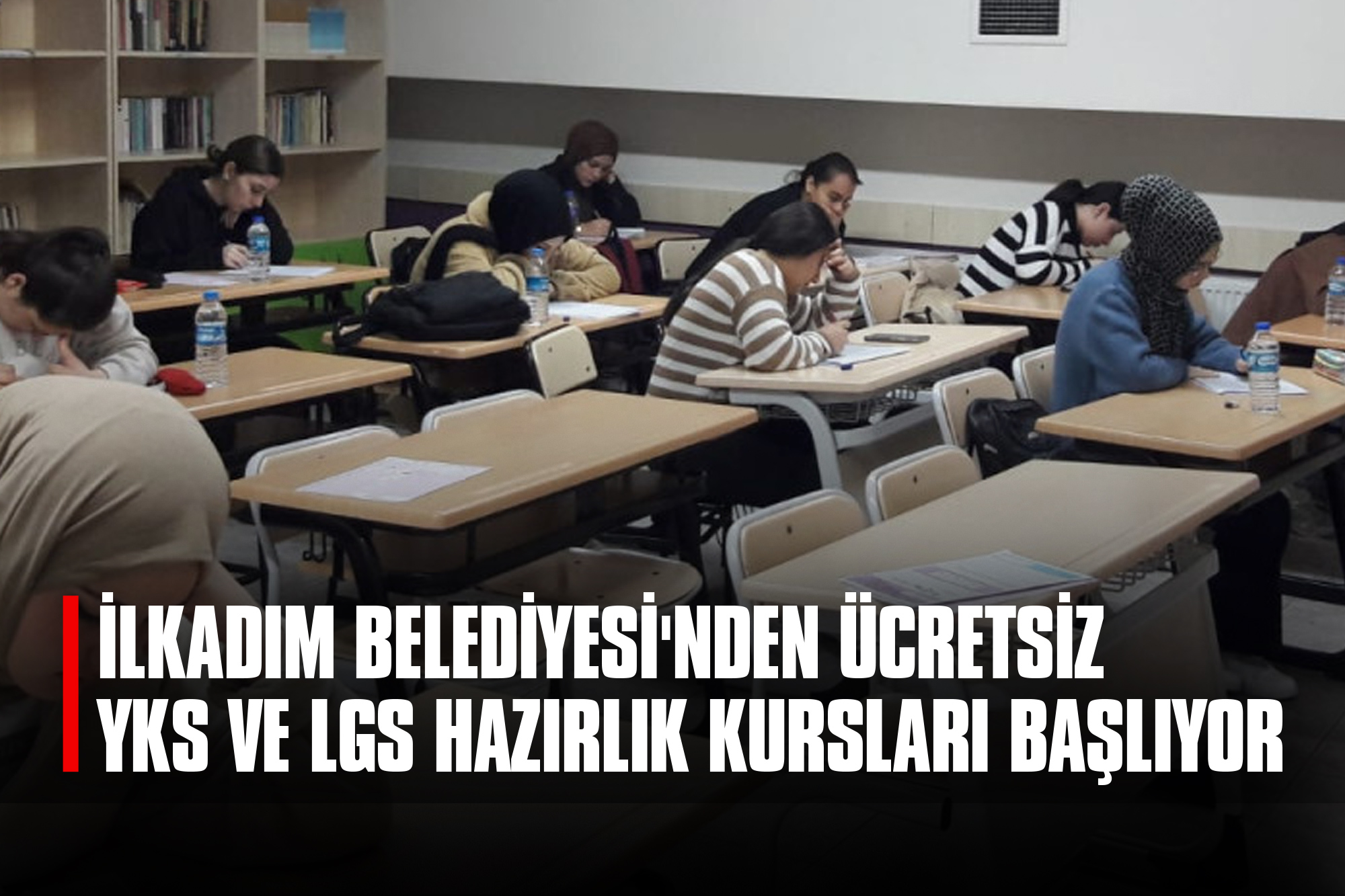 İlkadım Belediyesi'nden Ücretsiz YKS ve LGS Hazırlık Kursları Başlıyor