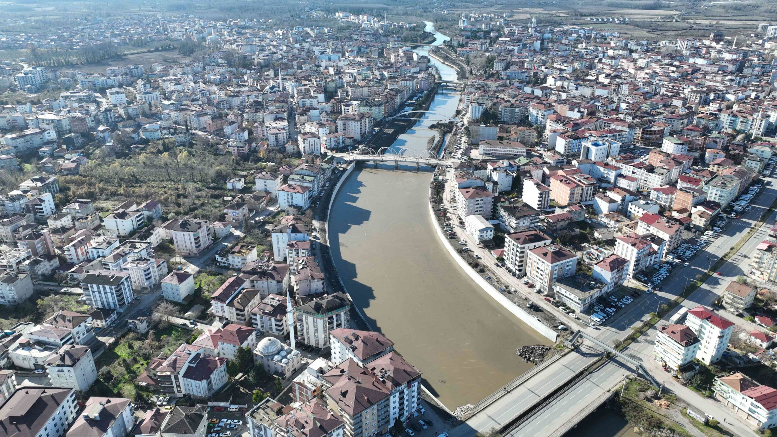 SAMSUN TERME ÇAYI ISLAH EDİLİYOR