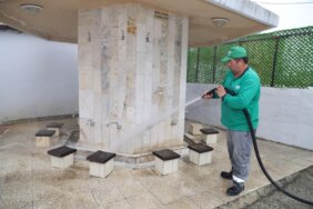 CANİK'TE CAMİLERDE BAYRAM TEMİZLİĞİ