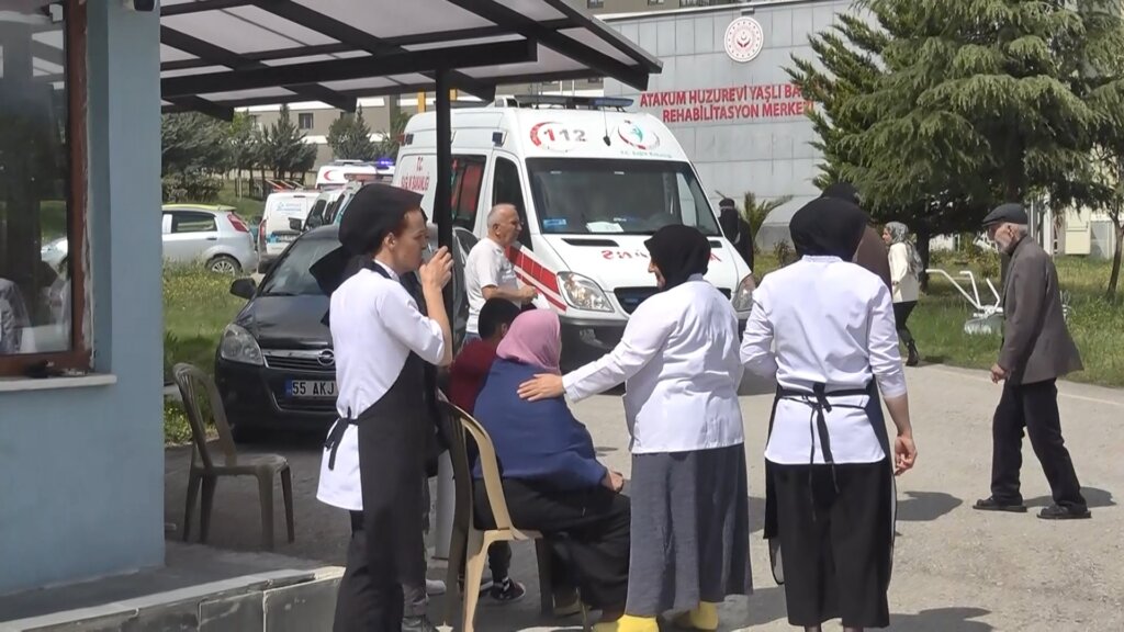 Huzurevinde yangın paniği samsun manşet haberleri Samsun manşet - samsun haberleri
