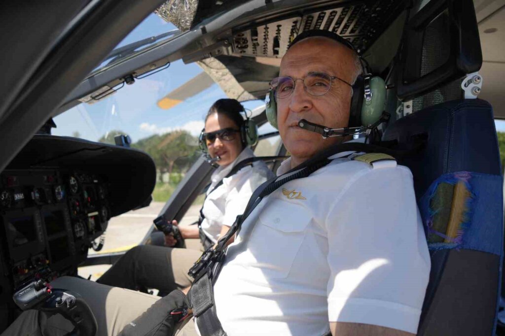 Türkiye'nin tek kadın ambulans helikopter pilotu samsun'da görev yapıyor samsun manşet haberleri Samsun manşet - samsun haberleri