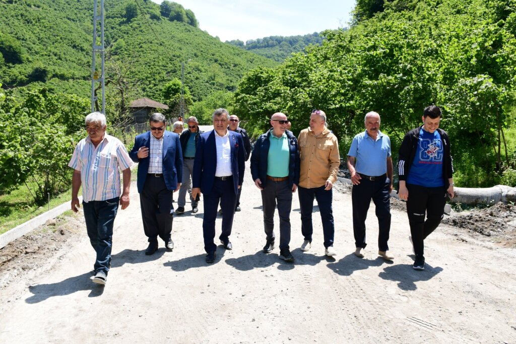 Terme’de beton yol çalışması samsun manşet haberleri Samsun manşet - samsun haberleri