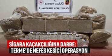 termede-kaçak-sigara-baskını