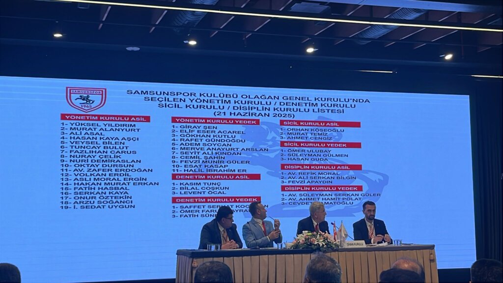 Samsunspor kulübü derneği’nin yeni yönetim kurulu oy birliği ile kabul edildi samsun manşet haberleri Samsun manşet - samsun haberleri