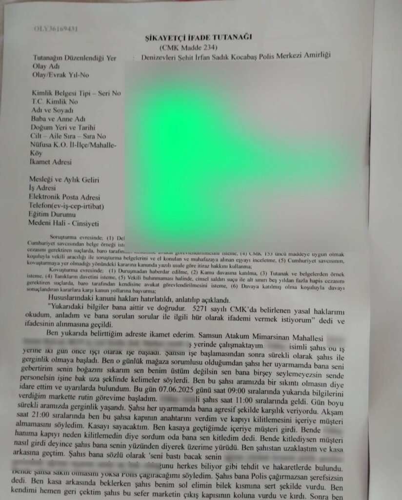 Samsun'da zincir markette skandal: tartışma yumruklu kavgaya dönüştü samsun manşet haberleri Samsun manşet - samsun haberleri