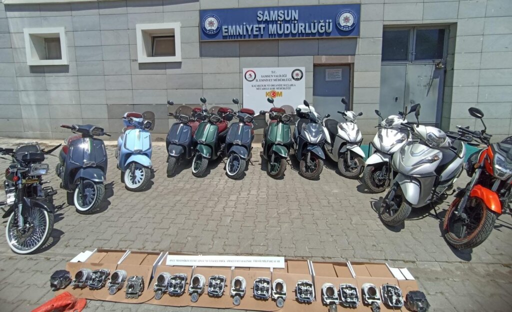Samsun merkezli 6 i̇lde motosikletlerde usulsüz silindir hacmi artışı operasyonu: 12 gözaltı samsun manşet haberleri Samsun manşet - samsun haberleri