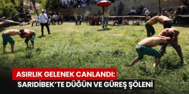 asırlık-gelenek-canlandı-sarıdibekte-düğün-ve-güreş-şöleni