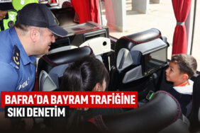 bafrada-bayram-trafiğine-sıkı-denetim