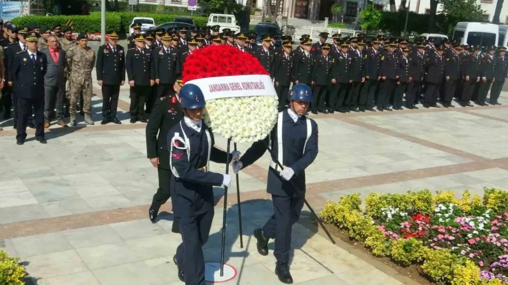 Samsun'da jandarma teşkilatı'nın 186. Kuruluş yıldönümü törenle kutlandı samsun manşet haberleri Samsun manşet - samsun haberleri