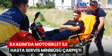 ilkadimda-motosiklet-ile-hasta-servis-minibusu-carpisti