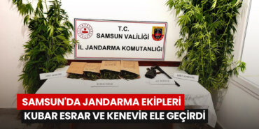 samsunda-jandarma-ekipleri-kubar-esrar-ve-kenevir-ele-gecirdi