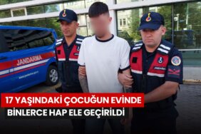 canikte-17-yasindaki-cocugun-evinde-binlerce-hap-ele-gecirildi