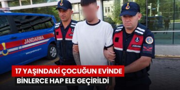 canikte-17-yasindaki-cocugun-evinde-binlerce-hap-ele-gecirildi