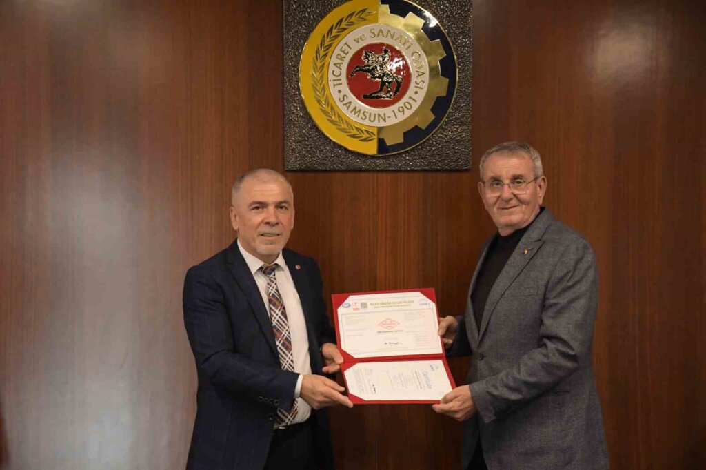 Samsun tso kalite belgesini tekrar yeniledi samsun manşet haberleri Samsun manşet - samsun haberleri