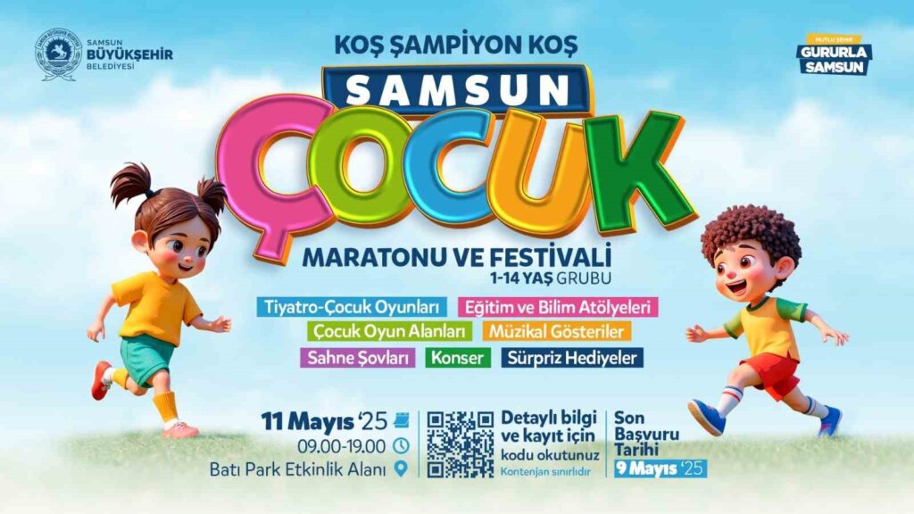 Samsun’da çocuklar i̇çin maraton, herkes i̇çin aydilge konseri samsun manşet haberleri Samsun manşet - samsun haberleri